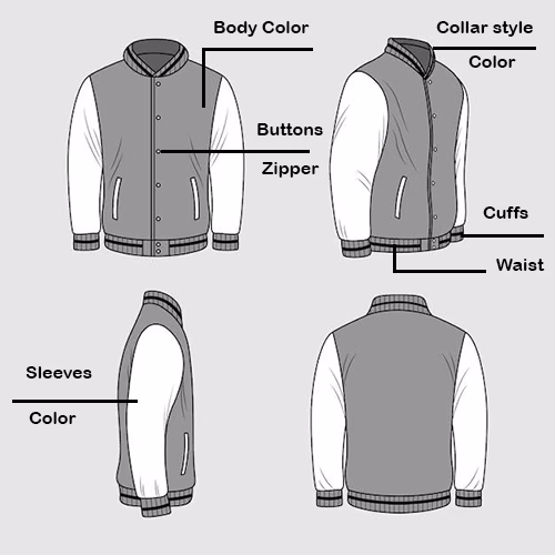 personalized letterman jackets manufacturer