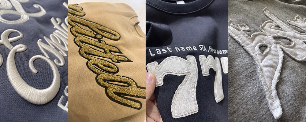 Embroidery clothing manufacturer Fashion Flair custom embroidered logo on a jacket