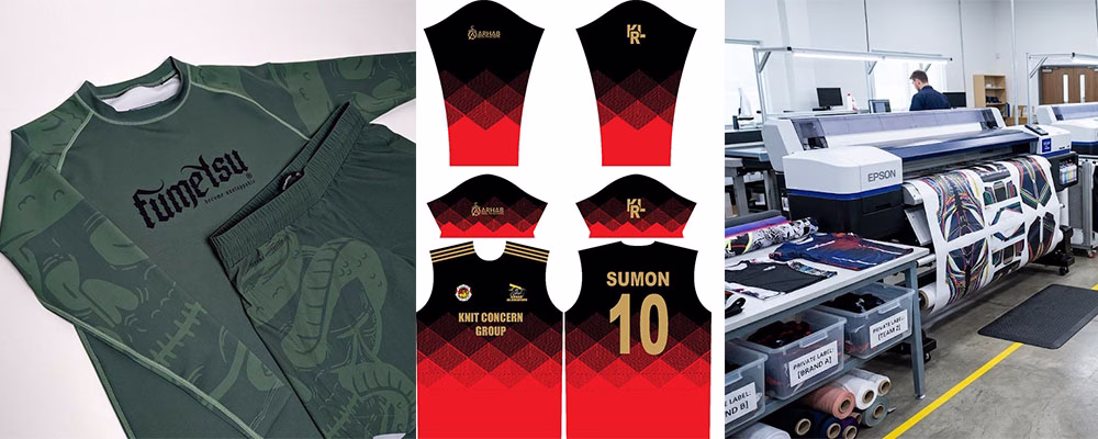 Sublimation printing clothing manufacturer Fashion Flair all-over sublimated sports jersey